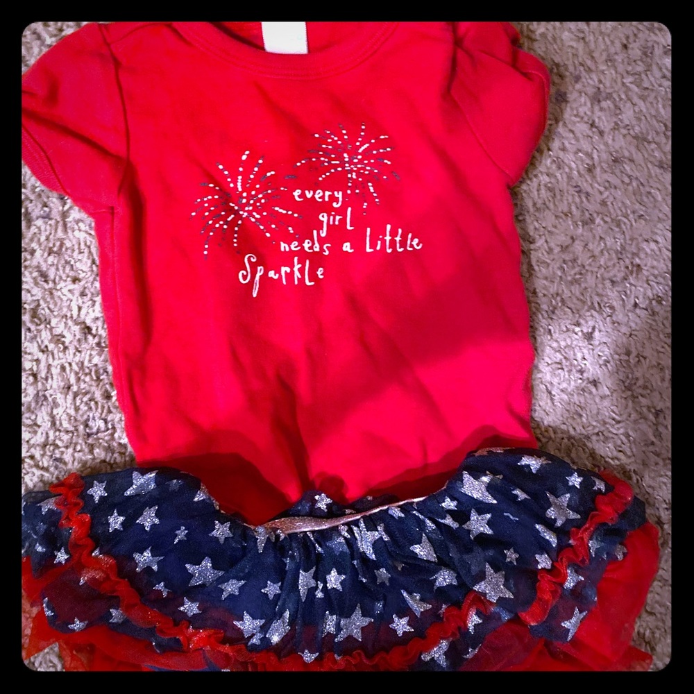Babies 4th of July outfit!